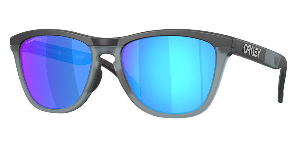 Oakley® OO9284 Frogskins Range OO9284 928419 55 - Matte Black/Prizm Sapphire Sunglasses