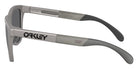 Oakley® OO9284 FROGSKINS RANGE OO9284 928423 55 Sunglasses - Titanium / Prizm Black Polarized Mirrored