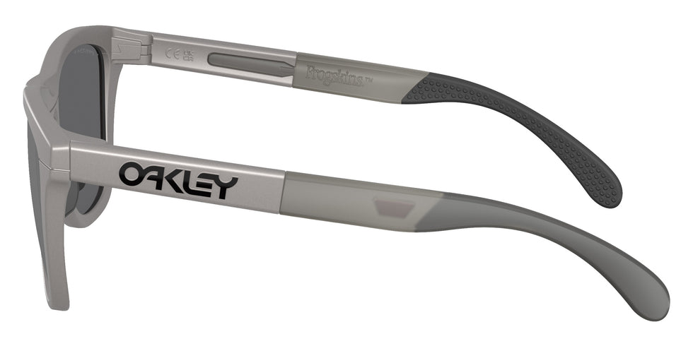 Oakley® OO9284 FROGSKINS RANGE OO9284 928423 55 Sunglasses - Titanium / Prizm Black Polarized Mirrored