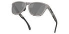 Oakley® OO9284 FROGSKINS RANGE OO9284 928423 55 Sunglasses - Titanium / Prizm Black Polarized Mirrored