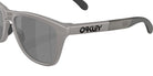 Oakley® OO9284 FROGSKINS RANGE OO9284 928423 55 Sunglasses - Titanium / Prizm Black Polarized Mirrored