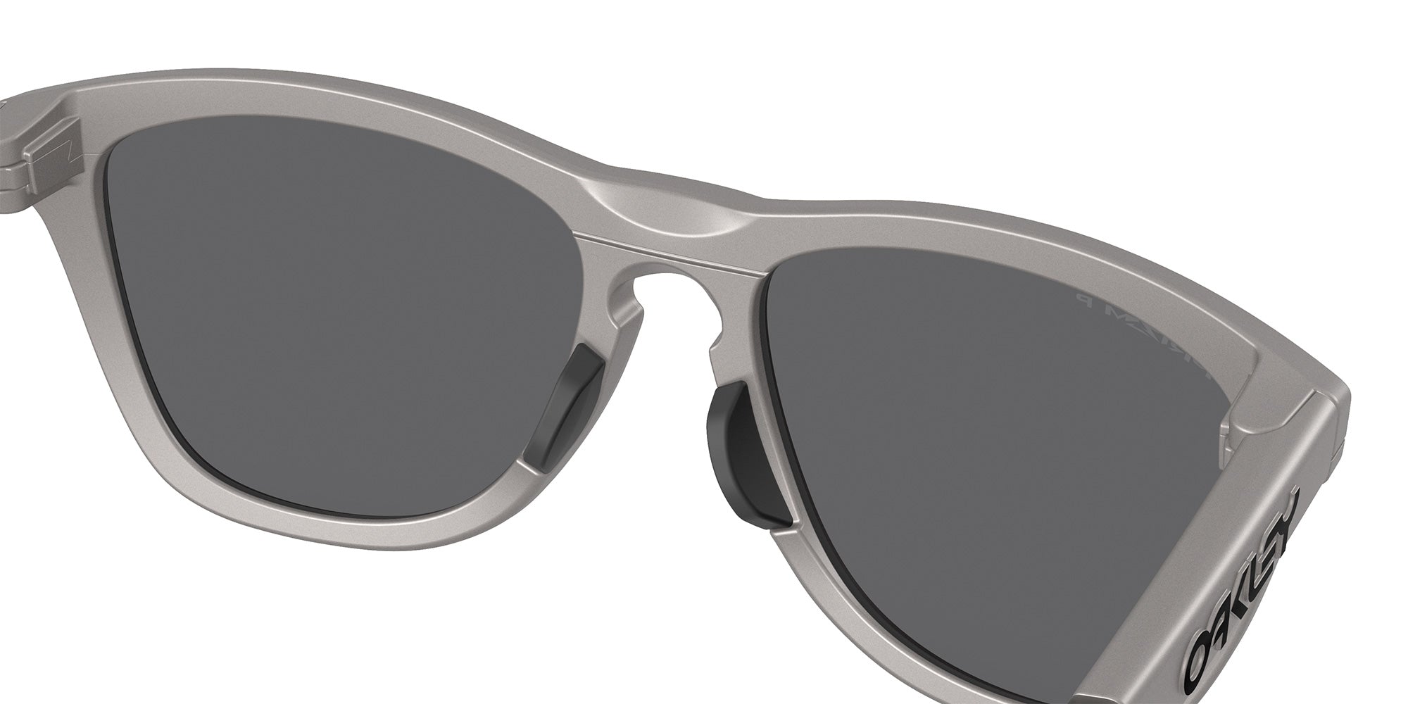 Oakley® OO9284 FROGSKINS RANGE OO9284 928423 55 Sunglasses - Titanium / Prizm Black Polarized Mirrored