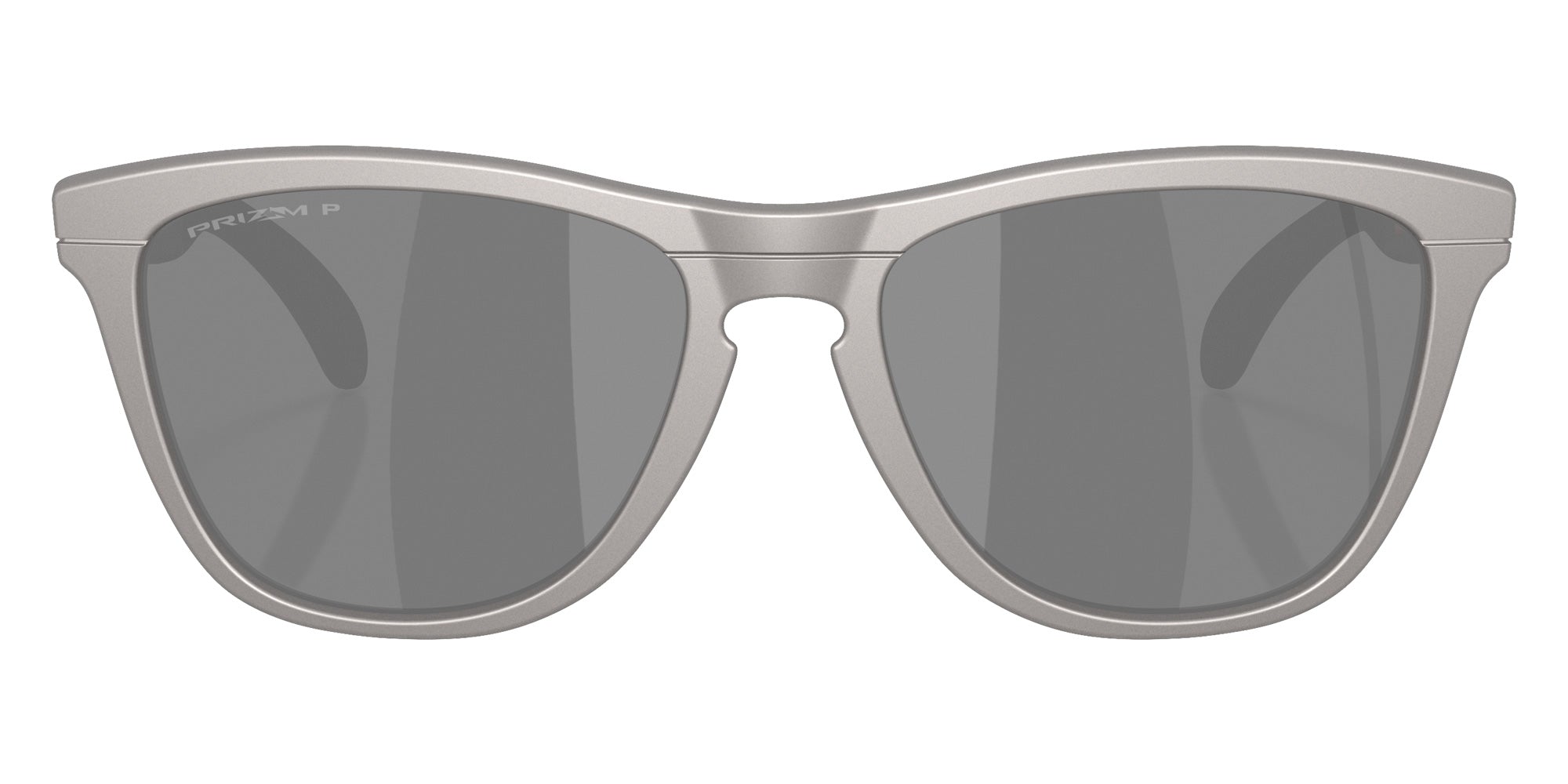 Oakley® OO9284 FROGSKINS RANGE OO9284 928423 55 Sunglasses - Titanium / Prizm Black Polarized Mirrored