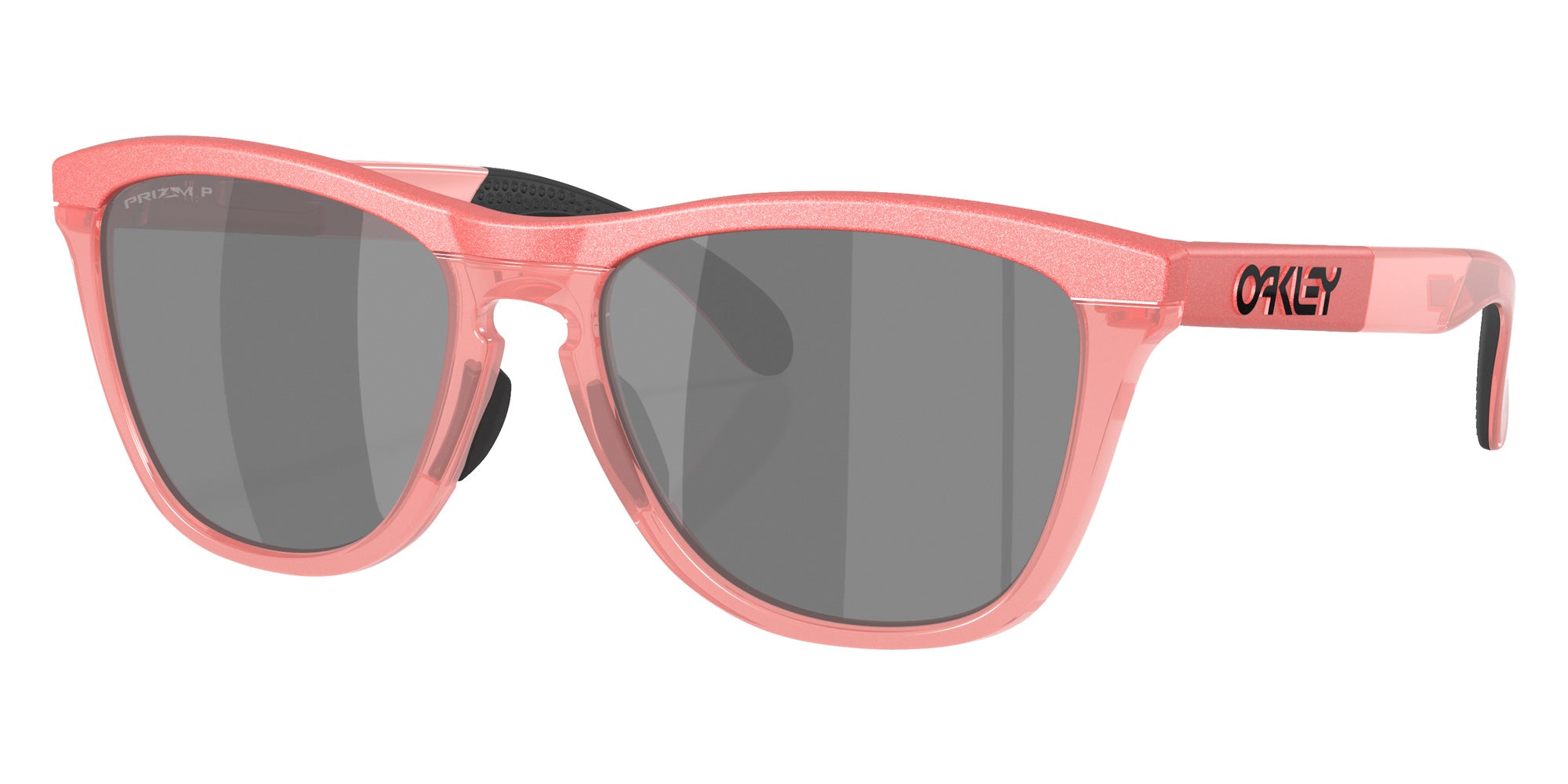 Oakley® OO9284 FROGSKINS RANGE OO9284 928424 55 Sunglasses - Muted Metallic Paloma / Prizm Black Polarized Mirrored 928424