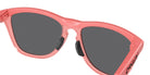 Oakley® OO9284 FROGSKINS RANGE OO9284 928424 55 Sunglasses - Muted Metallic Paloma / Prizm Black Polarized Mirrored 928424