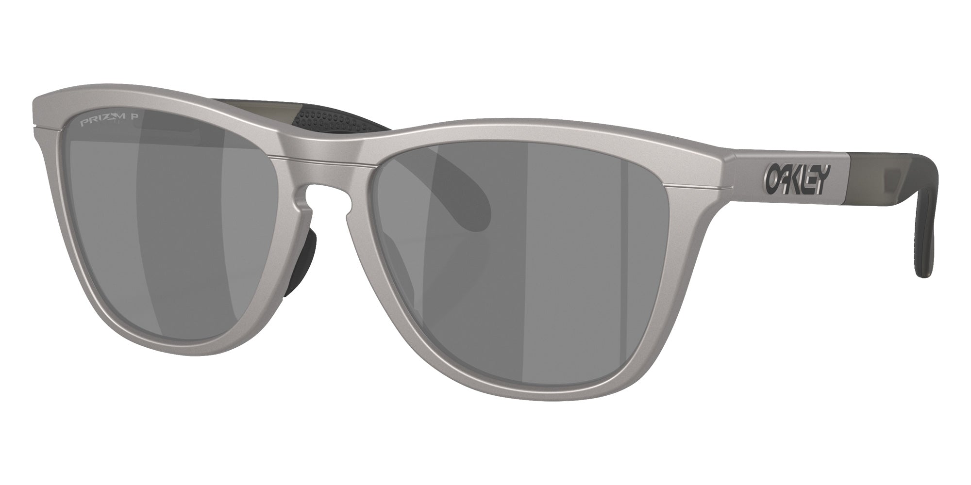 Oakley® OO9284A FROGSKINS RANGE A OO9284A 928415 55 Sunglasses - Titanium / Prizm Black Polarized Mirrored