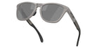 Oakley® OO9284A FROGSKINS RANGE A OO9284A 928415 55 Sunglasses - Titanium / Prizm Black Polarized Mirrored