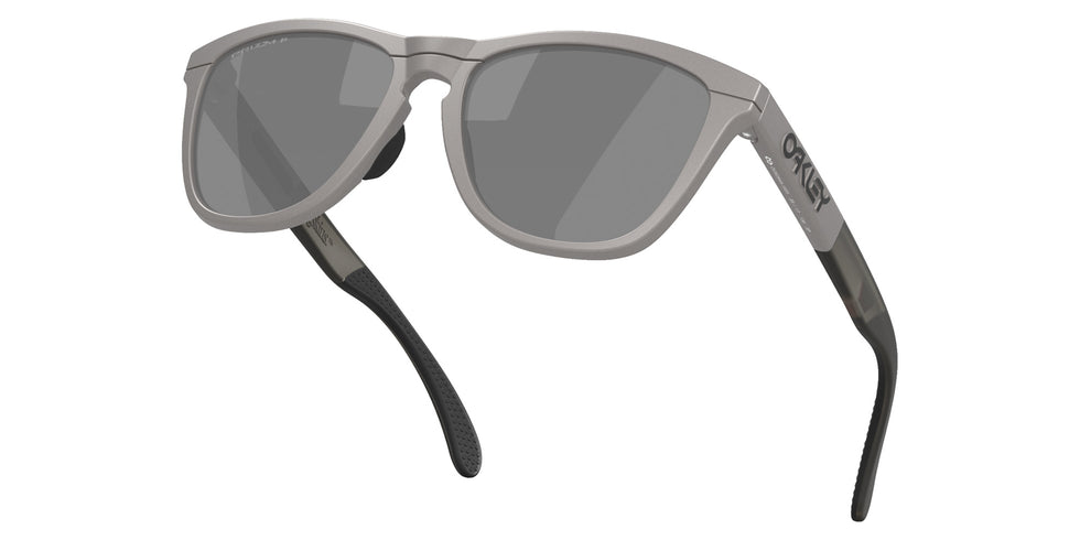 Oakley® OO9284A FROGSKINS RANGE A OO9284A 928415 55 Sunglasses - Titanium / Prizm Black Polarized Mirrored