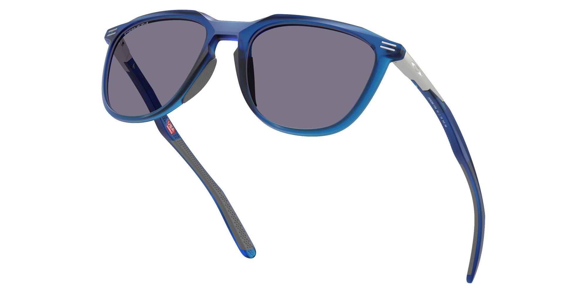 Oakley® OO9286 THURSO OO9286 928611 54 Sunglasses - Matte Transparent Blue / Prizm Gray