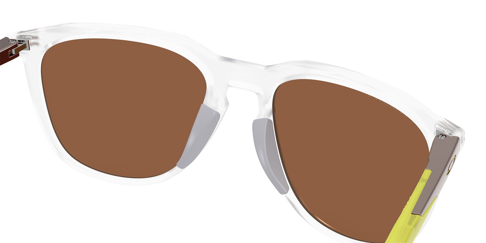 Oakley® OO9286 THURSO OO9286 928615 54 Sunglasses - Matte Clear / Prizm Tungsten Polarized Mirrored 928615