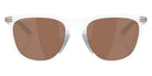 Oakley® OO9286 THURSO OO9286 928615 54 Sunglasses - Matte Clear / Prizm Tungsten Polarized Mirrored 928615