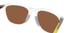 Oakley® OO9286A THURSO (A) OO9286A 928609 54 Sunglasses - Matte Clear / Prizm Tungsten Polarized Mirrored 928609