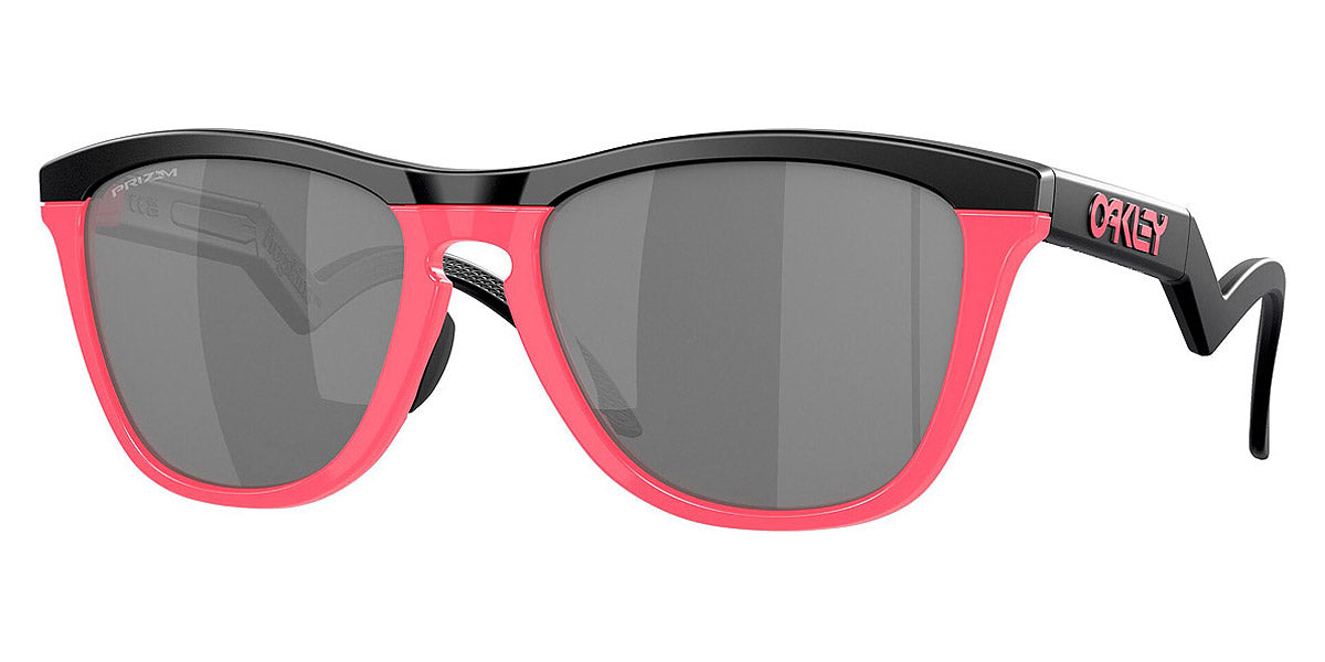 Oakley® OO9289 - Frogskins hybrid OO9289 928904 55 - Matte Black/Neon Pink/Prizm black Sunglasses