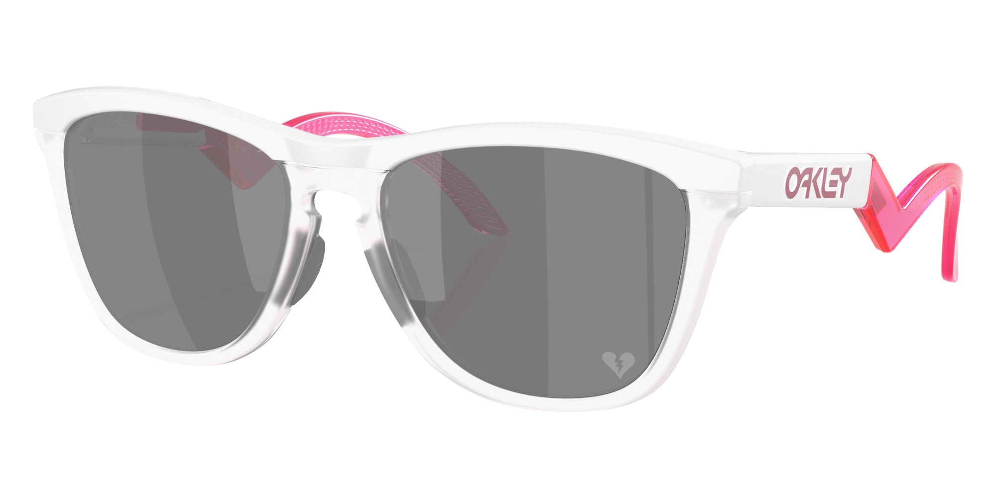 Oakley® OO9289 FROGSKINS HYBRID OO9289 928910 55 Sunglasses - Matte White / Prizm Black Mirrored