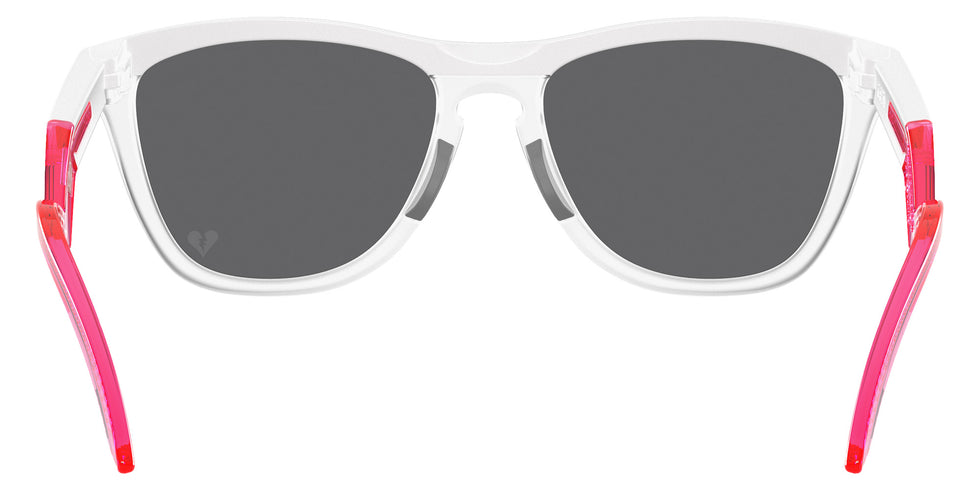 Oakley® OO9289 FROGSKINS HYBRID OO9289 928910 55 Sunglasses - Matte White / Prizm Black Mirrored