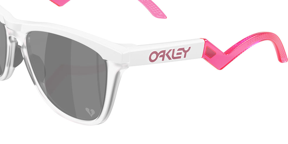 Oakley® OO9289 FROGSKINS HYBRID OO9289 928910 55 Sunglasses - Matte White / Prizm Black Mirrored