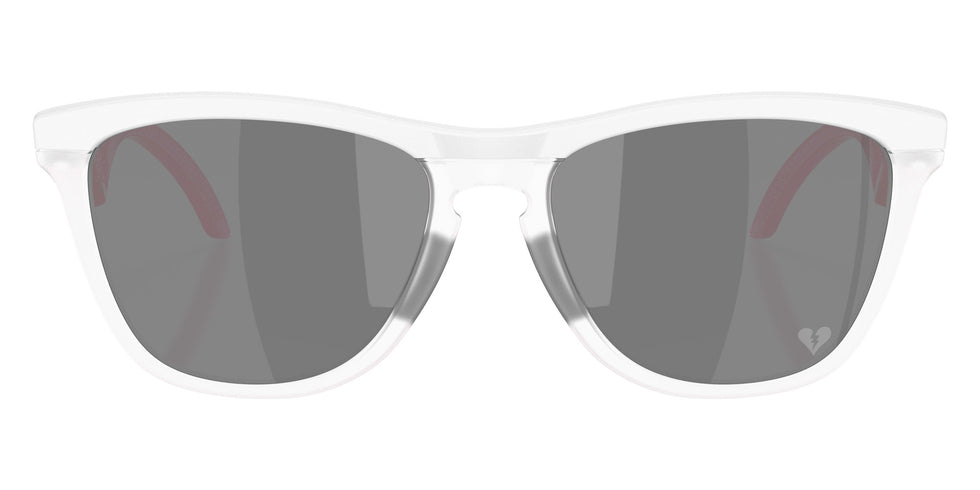 Oakley® OO9289 FROGSKINS HYBRID OO9289 928910 55 Sunglasses - Matte White / Prizm Black Mirrored