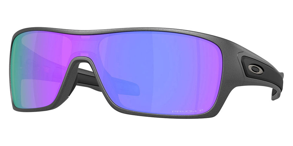 Oakley® OO9307 Turbine Rotor OO9307 930731 32 - Matte Steel / Prizm Violet Polarized Sunglasses