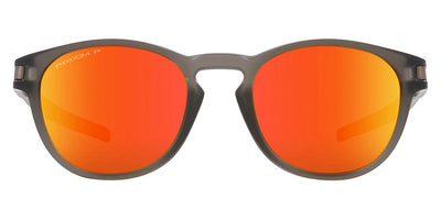 Oakley® OO9349 Latch (A) OO9349 934949 53 - Matte grey smoke/Prizm ruby polarized Sunglasses