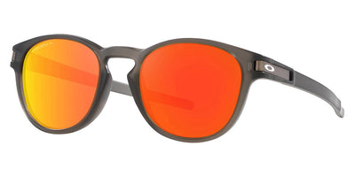 Oakley® OO9349 Latch (A) OO9349 934949 53 - Matte grey smoke/Prizm ruby polarized Sunglasses
