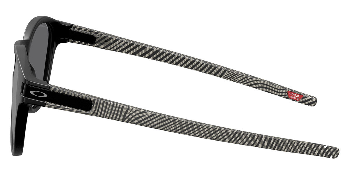 Oakley® OO9349 Latch (A) OO9349 934956 53 - Black Fingerprint/Prizm Black Polarized Sunglasses
