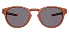 Oakley® OO9349 Latch (A) OO9349 934957 53 - Matte Fire Orange/Prizm Grey Polarized Sunglasses