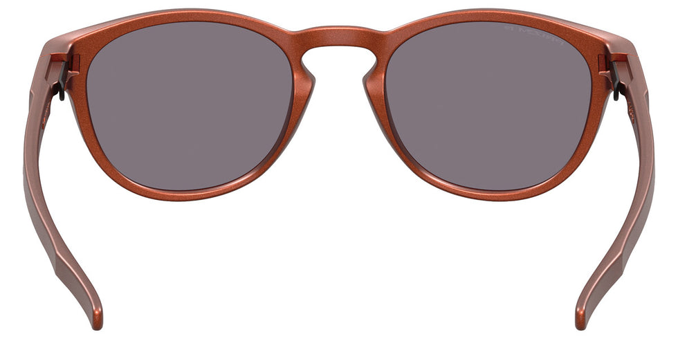 Oakley® OO9349 Latch (A) OO9349 934957 53 - Matte Fire Orange/Prizm Grey Polarized Sunglasses