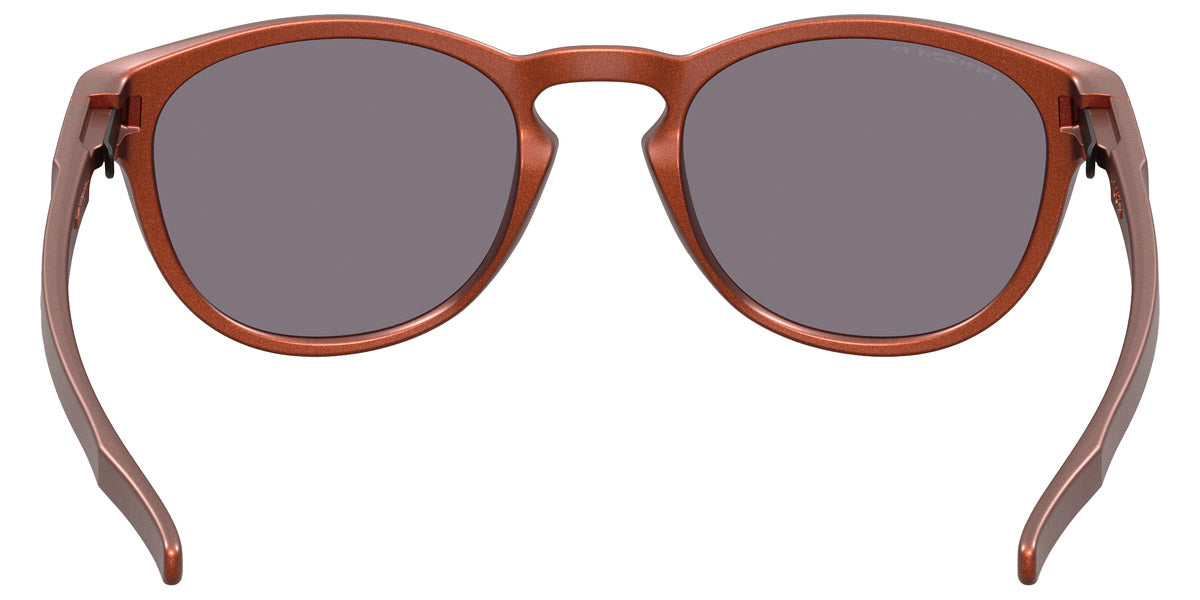 Oakley® OO9349 Latch (A) OO9349 934957 53 - Matte Fire Orange/Prizm Grey Polarized Sunglasses