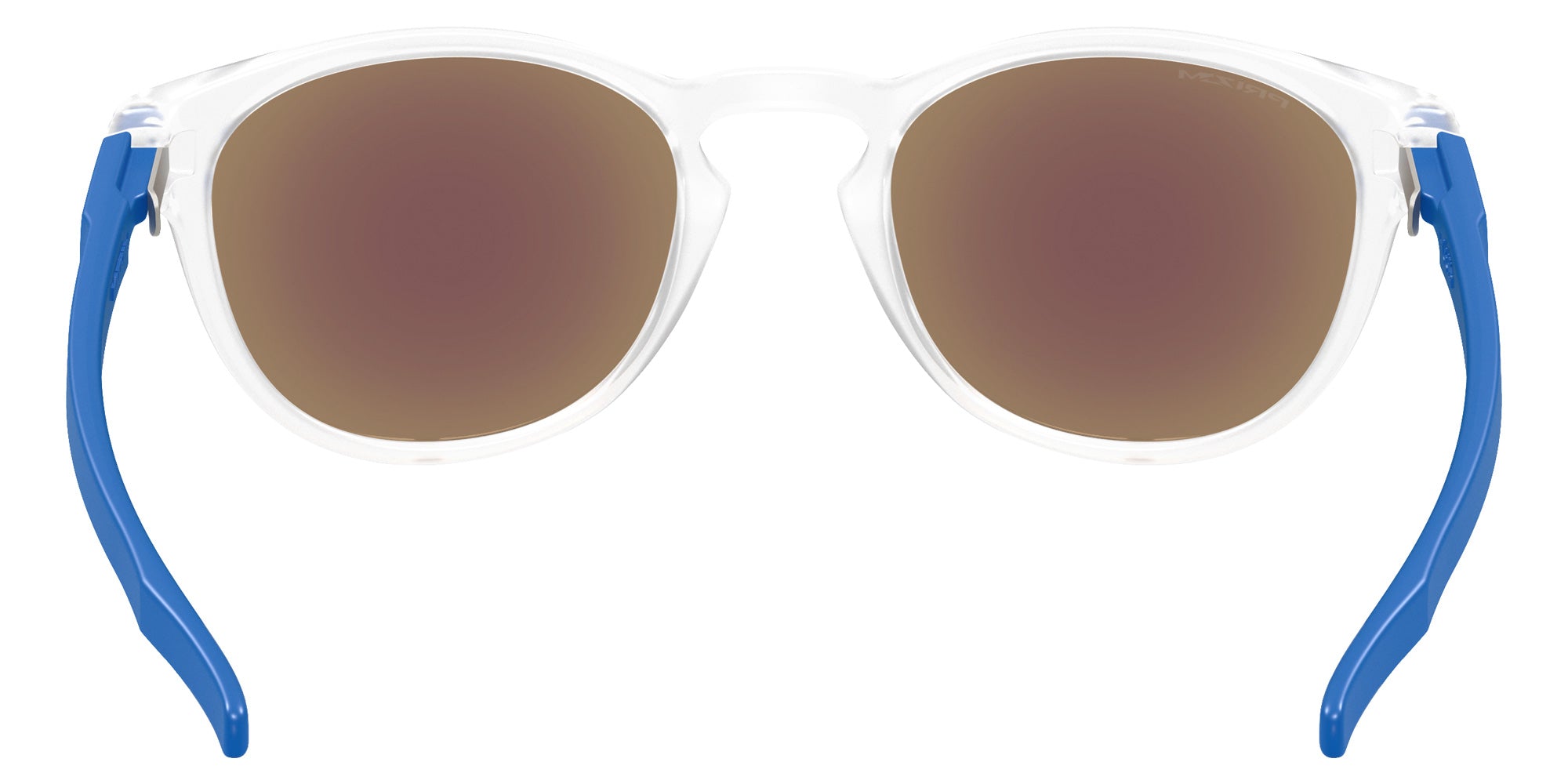 Oakley® OO9349 LATCH (A) OO9349 934958 53 Sunglasses - Matte Clear / Prizm Sapphire Mirrored 934958