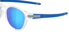 Oakley® OO9349 LATCH (A) OO9349 934958 53 Sunglasses - Matte Clear / Prizm Sapphire Mirrored 934958