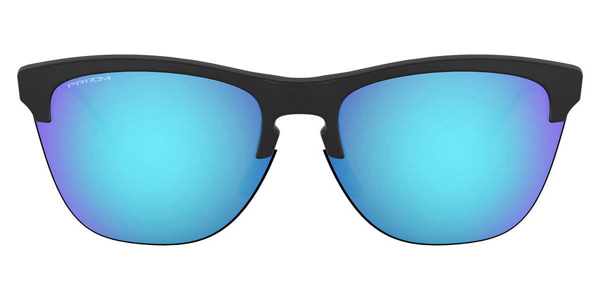 Oakley® OO9374 Frogskins Lite OO9374 937402 63 - Matte black/Prizm sapphire Sunglasses