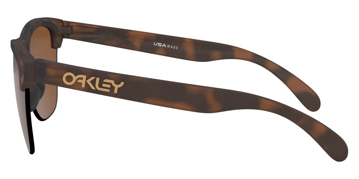 Oakley® OO9374 Frogskins Lite OO9374 937411 63 - Matte Brown Tortoise / Prizm Tungsten Sunglasses