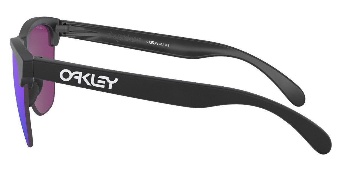 Oakley® OO9374 Frogskins Lite OO9374 937431 63 - Matte Black / Prizm Violet Sunglasses