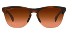 Oakley® OO9374 Frogskins Lite OO9374 937450 63 - Matte brown tortoise/Prizm brown gradient Sunglasses