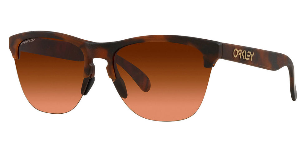 Oakley® OO9374 Frogskins Lite OO9374 937450 63 - Matte brown tortoise/Prizm brown gradient Sunglasses