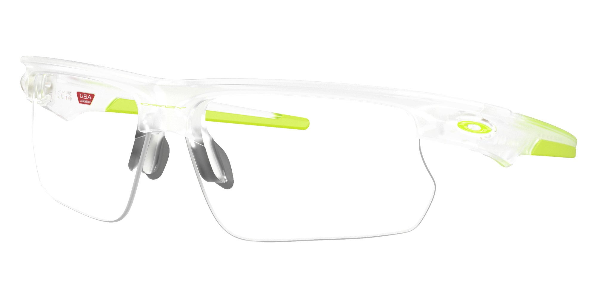 Oakley® OO9400 BISPHAERA OO9400 940025 68 Sunglasses - Matte Clear / Clear