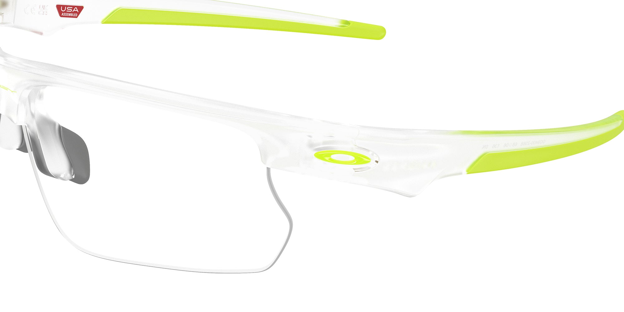 Oakley® OO9400 BISPHAERA OO9400 940025 68 Sunglasses - Matte Clear / Clear