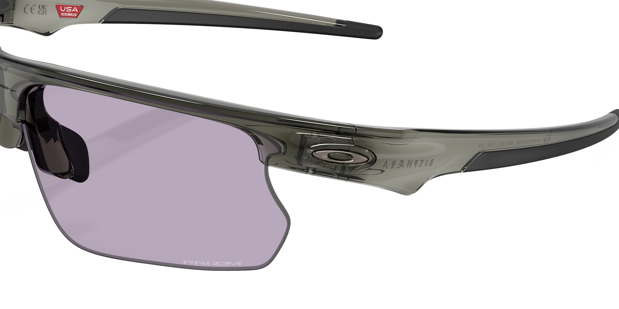 Oakley® OO9400 BISPHAERA OO9400 940027 68 Sunglasses - Gray Smoke / Prizm Slate 940027