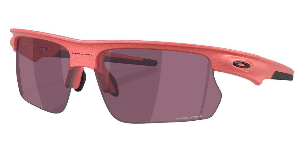 Oakley® OO9400 BISPHAERA OO9400 940029 68 Sunglasses - Muted Metallic Paloma / Prizm Road Black Mirrored 940029