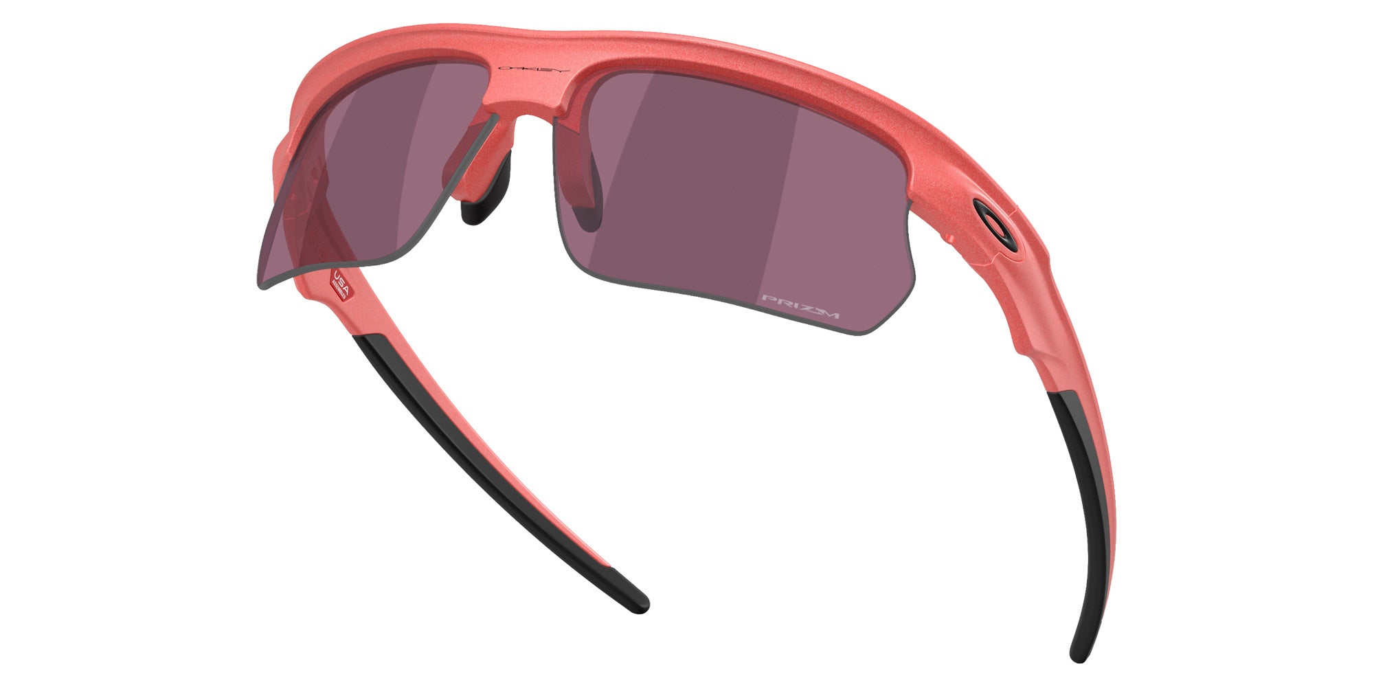 Oakley® OO9400 BISPHAERA OO9400 940029 68 Sunglasses - Muted Metallic Paloma / Prizm Road Black Mirrored 940029