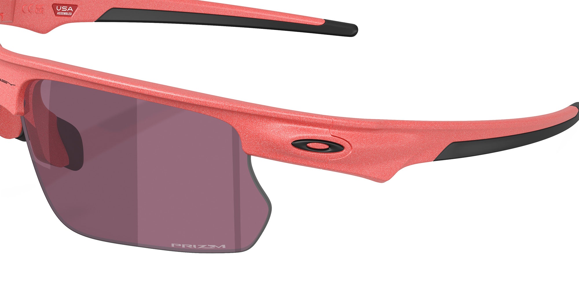 Oakley® OO9400 BISPHAERA OO9400 940029 68 Sunglasses - Muted Metallic Paloma / Prizm Road Black Mirrored 940029