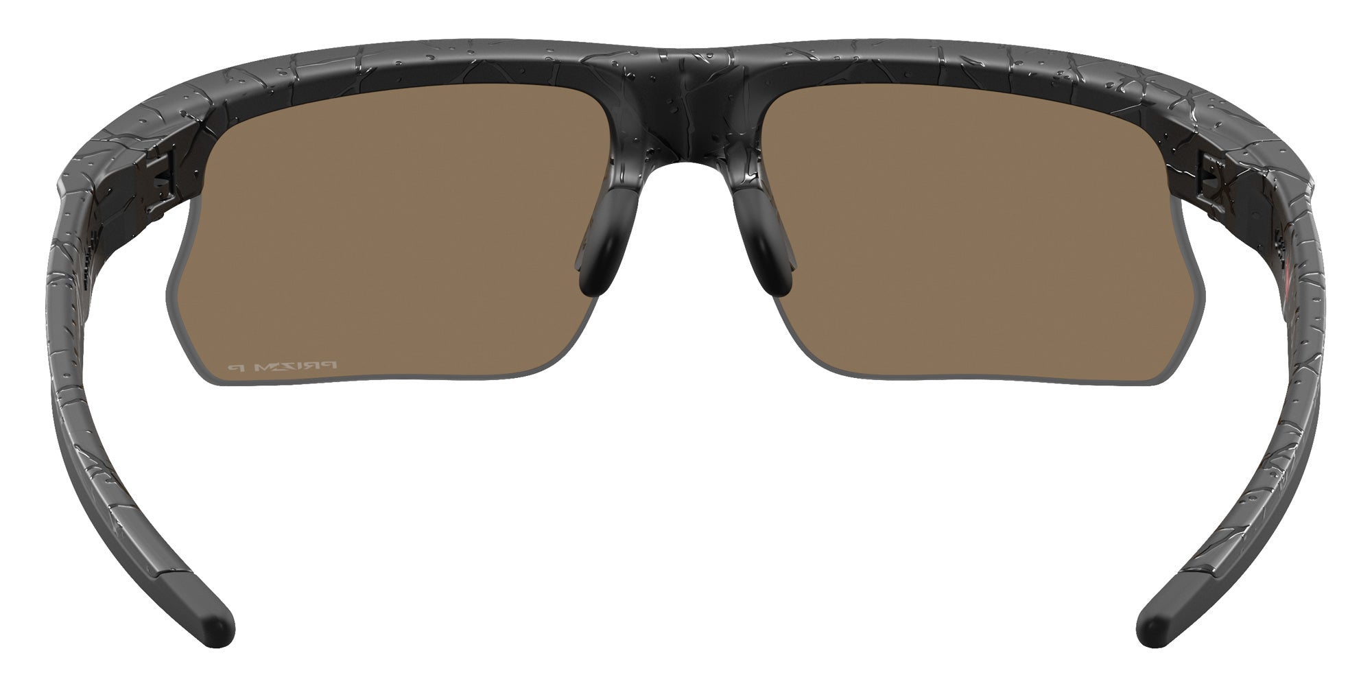 Oakley® OO9400 BISPHAERA OO9400 940030 68 Sunglasses - Matte Black Splatter / Prizm 24K Polarized Mirrored 940030