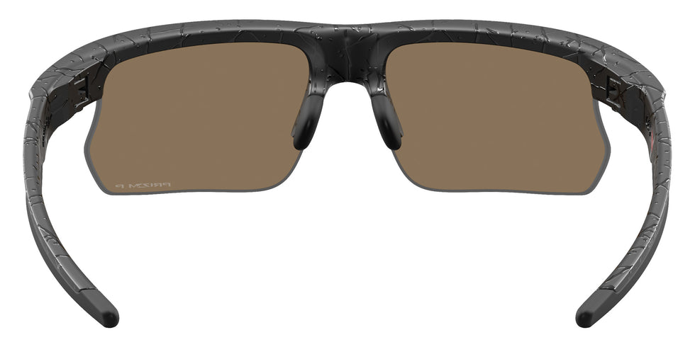 Oakley® OO9400 BISPHAERA OO9400 940030 68 Sunglasses - Matte Black Splatter / Prizm 24K Polarized Mirrored 940030