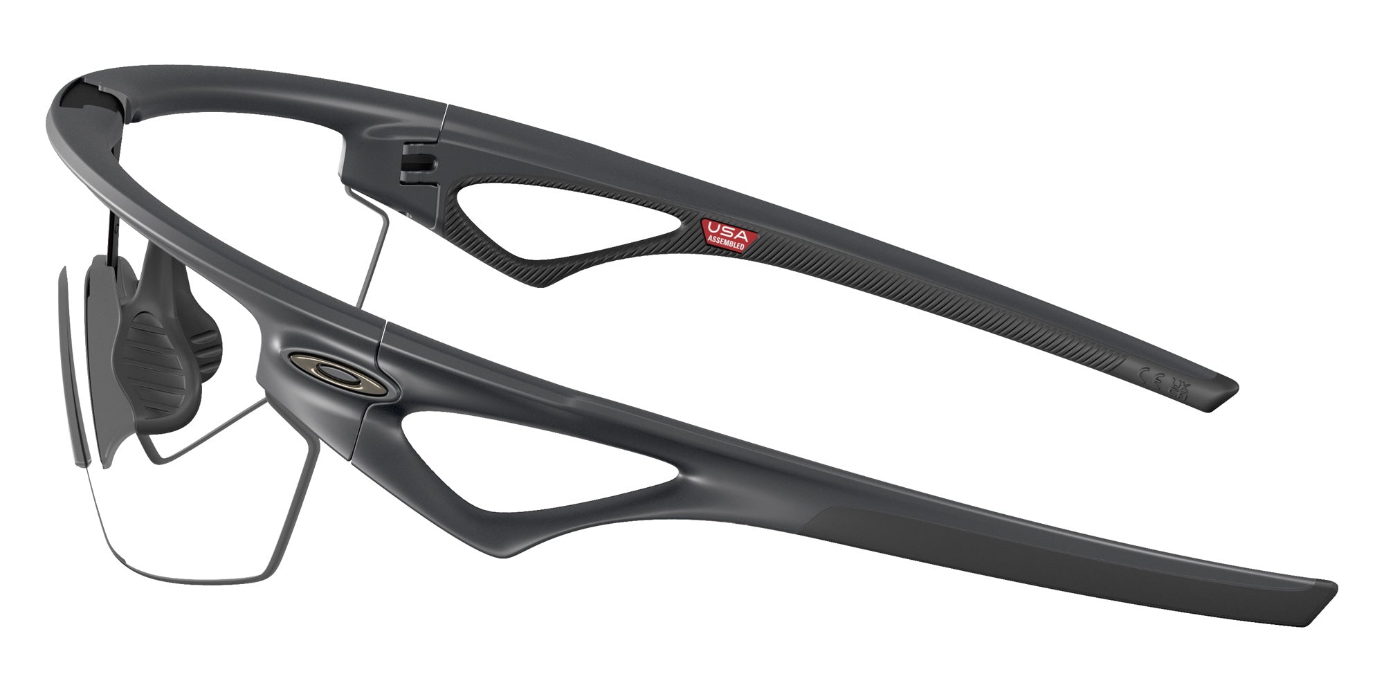 Oakley® OO9403 SPHAERA OO9403 940325 36 Sunglasses - Carbon / Clear to Black Iridium Photochromic Mirrored 940325