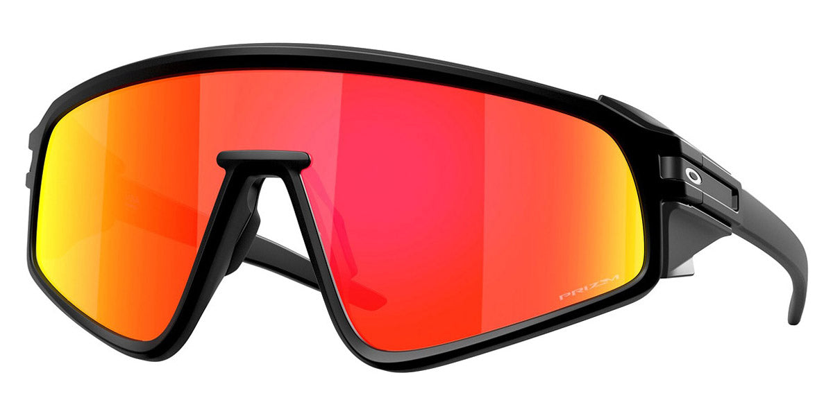 Oakley® OO9404 Latch panel OO9404 940416 35 - Matte Black / Prizm Ruby Sunglasses