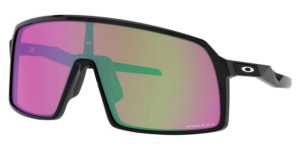 Oakley® OO9406 Sutro OO9406 940621 37 - Polished Black / Prizm Snow Jade Iridium Sunglasses