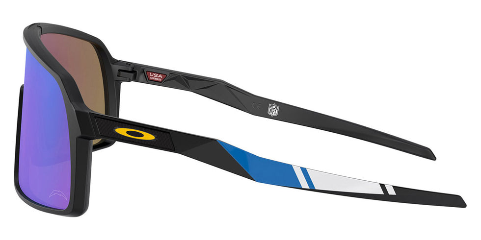 Oakley® OO9406 Sutro OO9406 940640 37 - Lac Matte Black / Prizm Sapphire Sunglasses