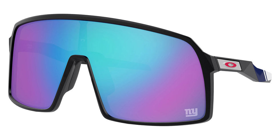 Oakley® OO9406 Sutro OO9406 940643 37 - New York Giants Matte Black / Prizm Sapphire Sunglasses