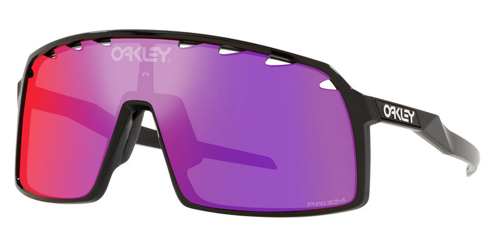 Oakley® OO9406 Sutro OO9406 940649 37 - Polished Black / Prizm Road Sunglasses