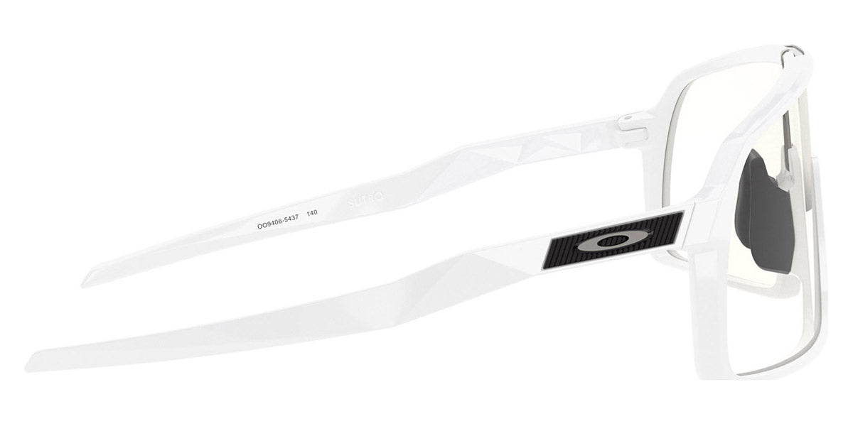 Oakley® OO9406 Sutro OO9406 940654 37 - Polished White / Clear Sunglasses